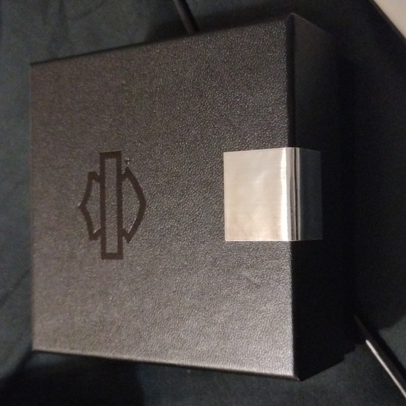 Vintage Harley-Davidson Motor Stainless Steel Ring - Picture 10 of 13